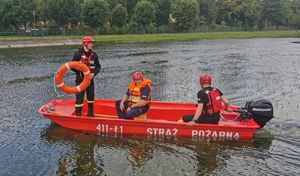 działania policjantów i strażaków