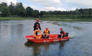 działania policjantów i strażaków