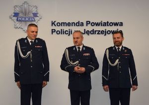 uroczystość powołania na stanowisko Komendanta Powiatowego Policji w Jędrzejowie
