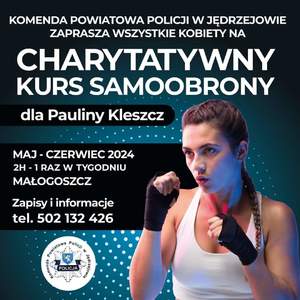 Kurs Samoobrony z KPP w Jędrzejowie