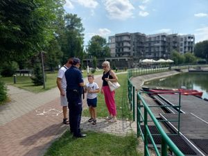 działania policjantów i strażaków