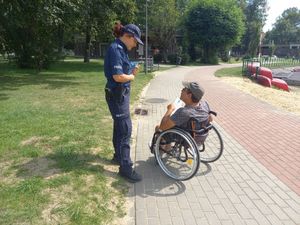 działania policjantów i strażaków