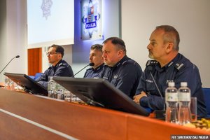 Komendant Wojewódzki Policji w Kielcach wraz z Zastępcami