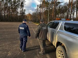 wspólne działania Policji i Straży Leśnej