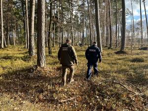 wspólne działania Policji i Straży Leśnej